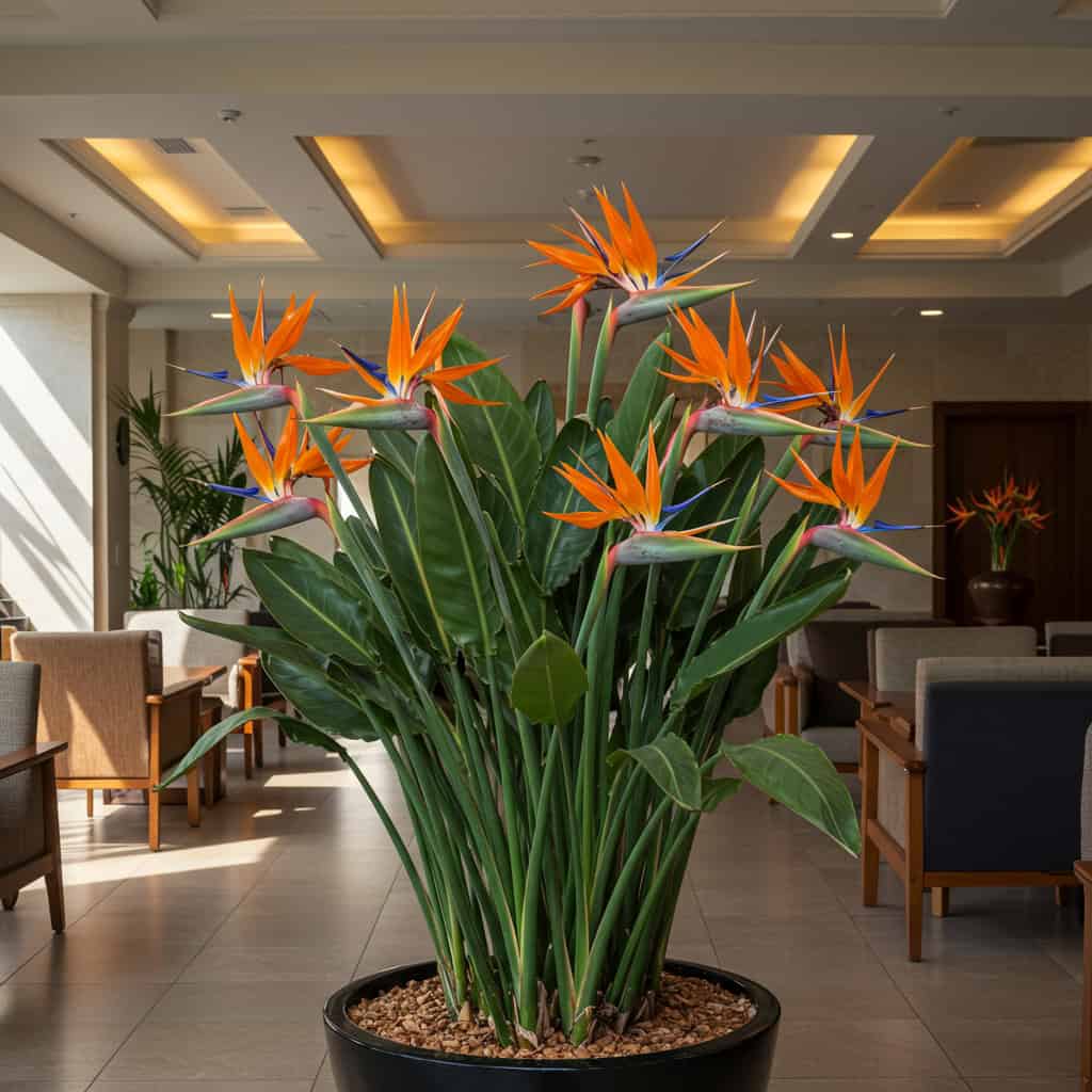 2. Bird of Paradise (Strelitzia reginae)