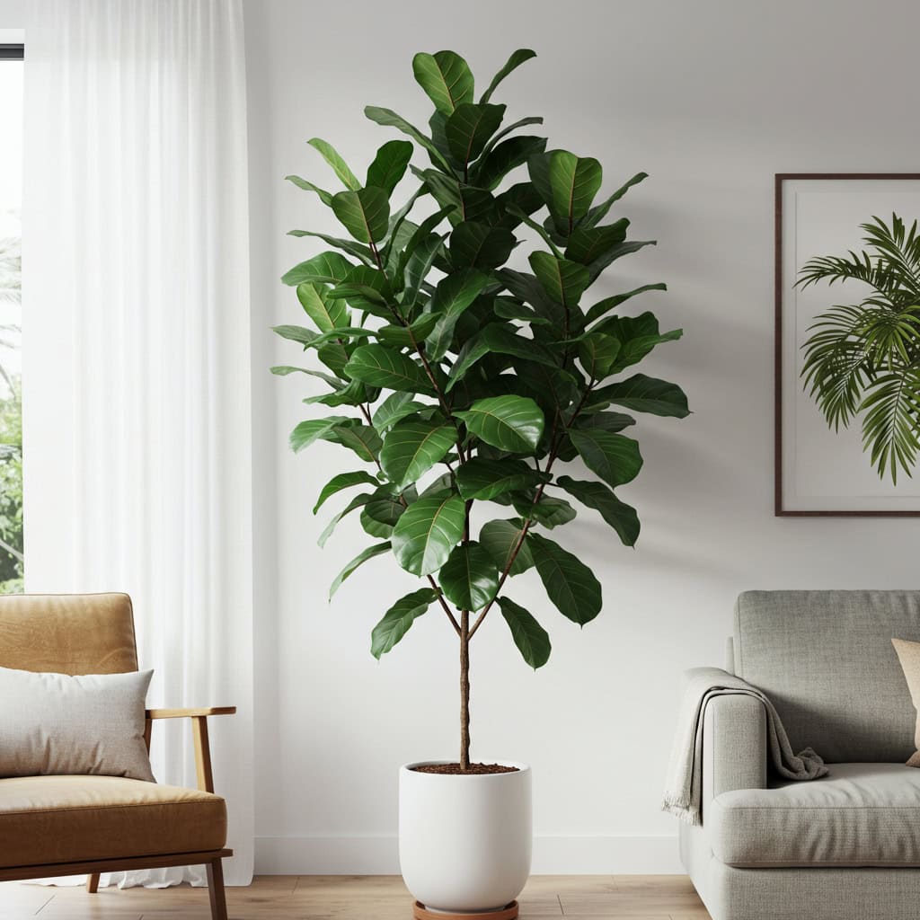 3. Fiddle Leaf Fig (Ficus lyrata)