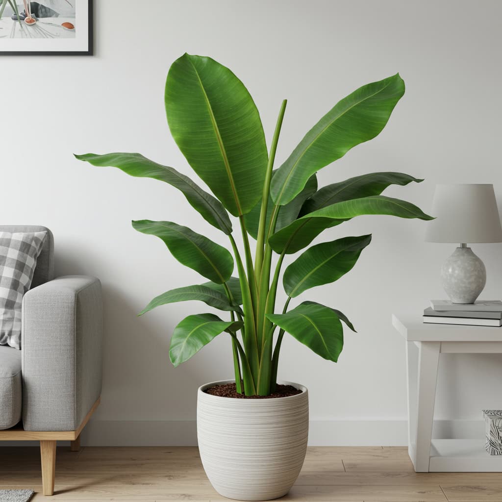 13. Dwarf Banana Plant (Musa acuminata)