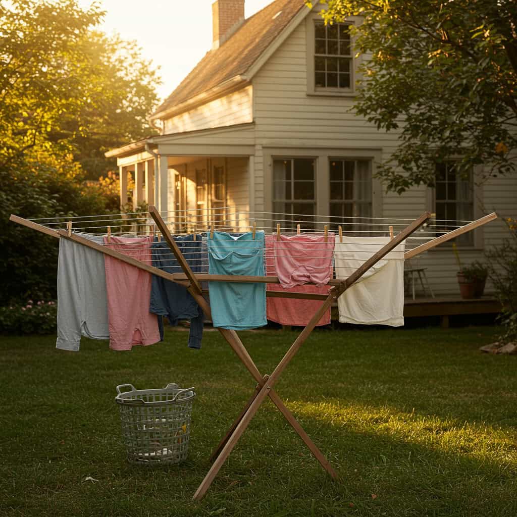4. Air-Drying Laundry
