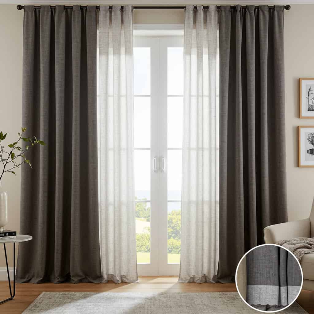 10. Curtain Liners for Insulation