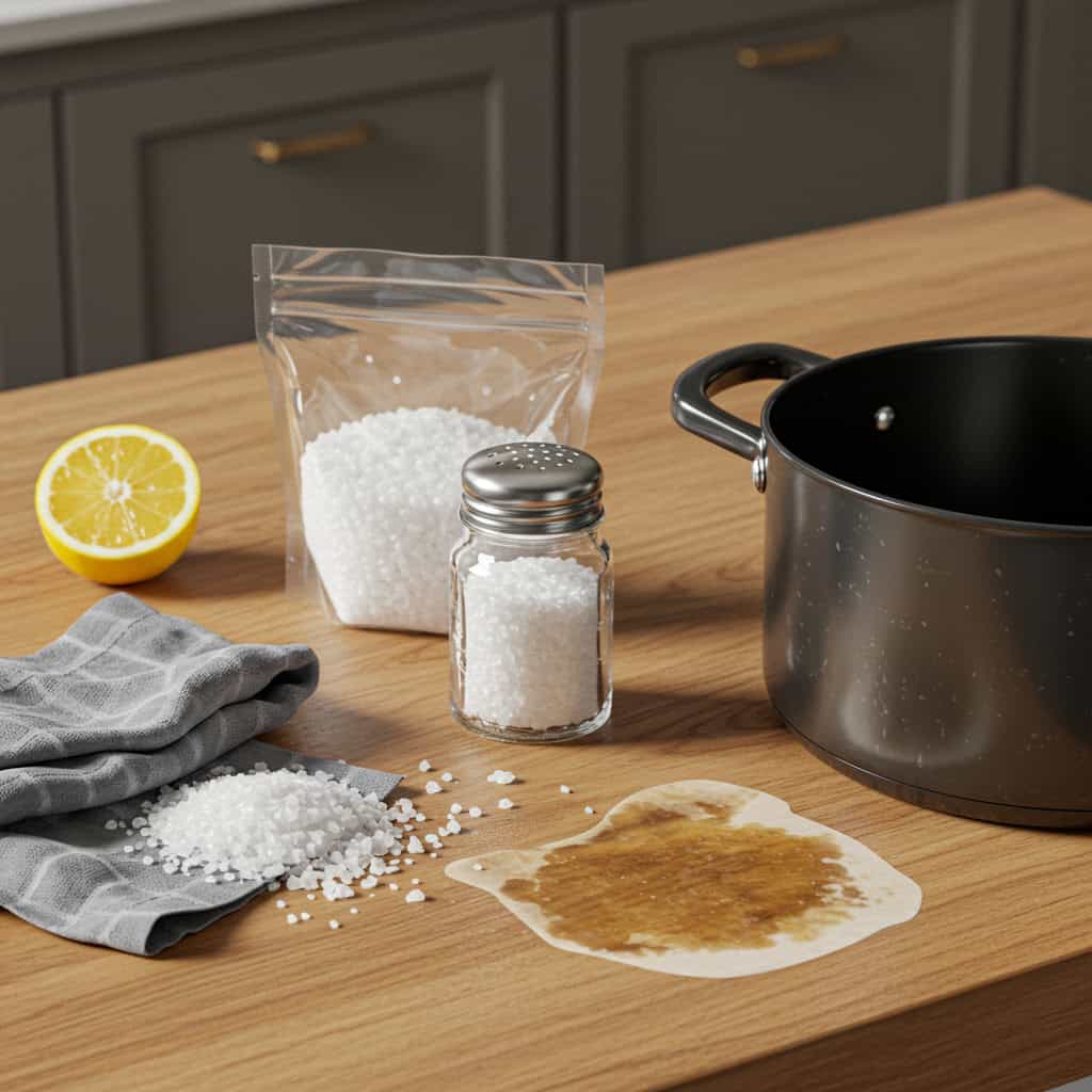 11. Salt to Clean Stains