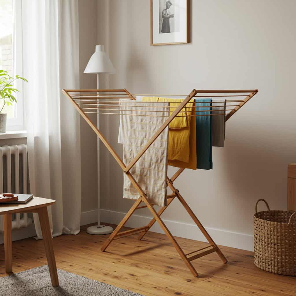 18. Wooden Drying Racks