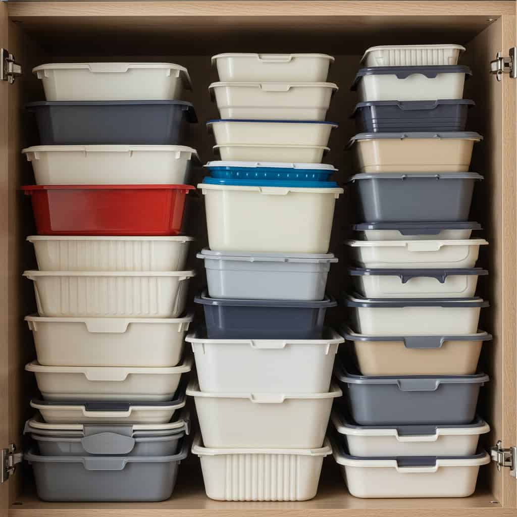 3. Plastic Takeout Containers