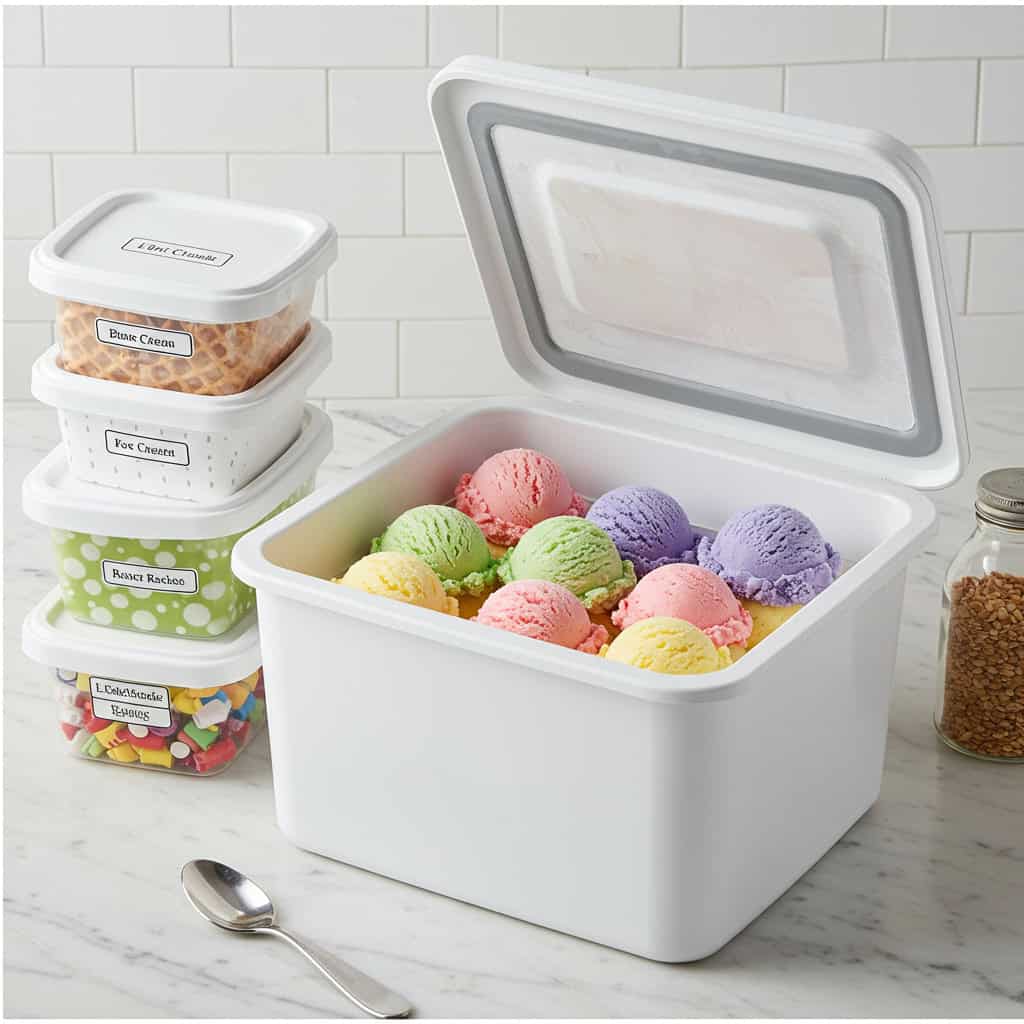43. Ice Cream Tubs