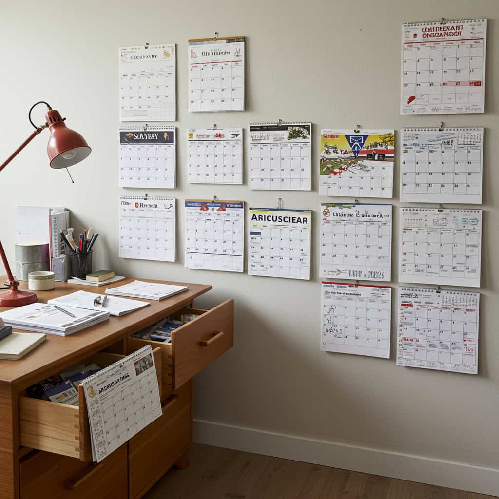 39. Unused Wall Calendars