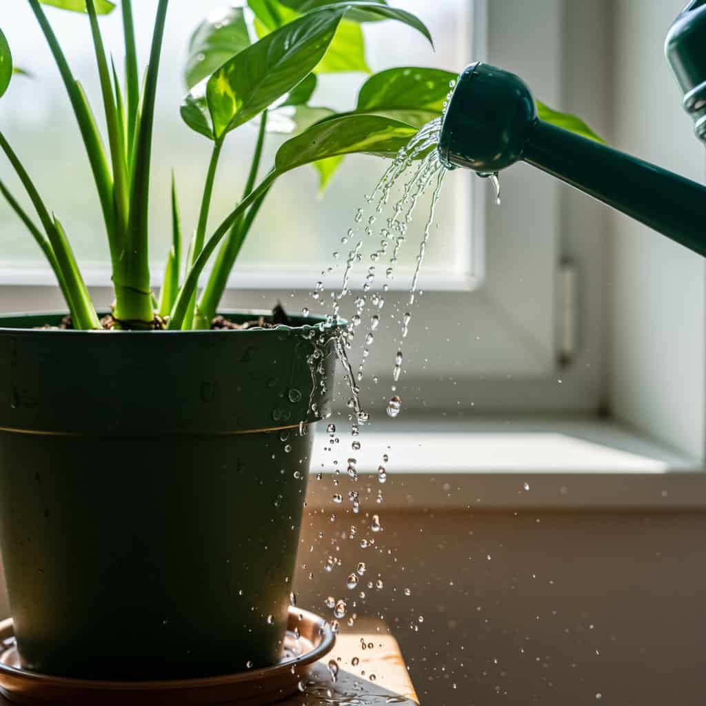 Step 2: Water Thoroughly Before You Leave