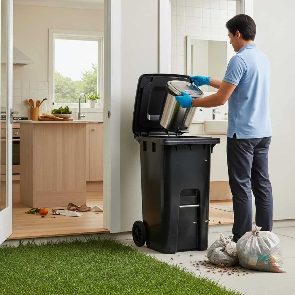 1. Empty All Trash Cans