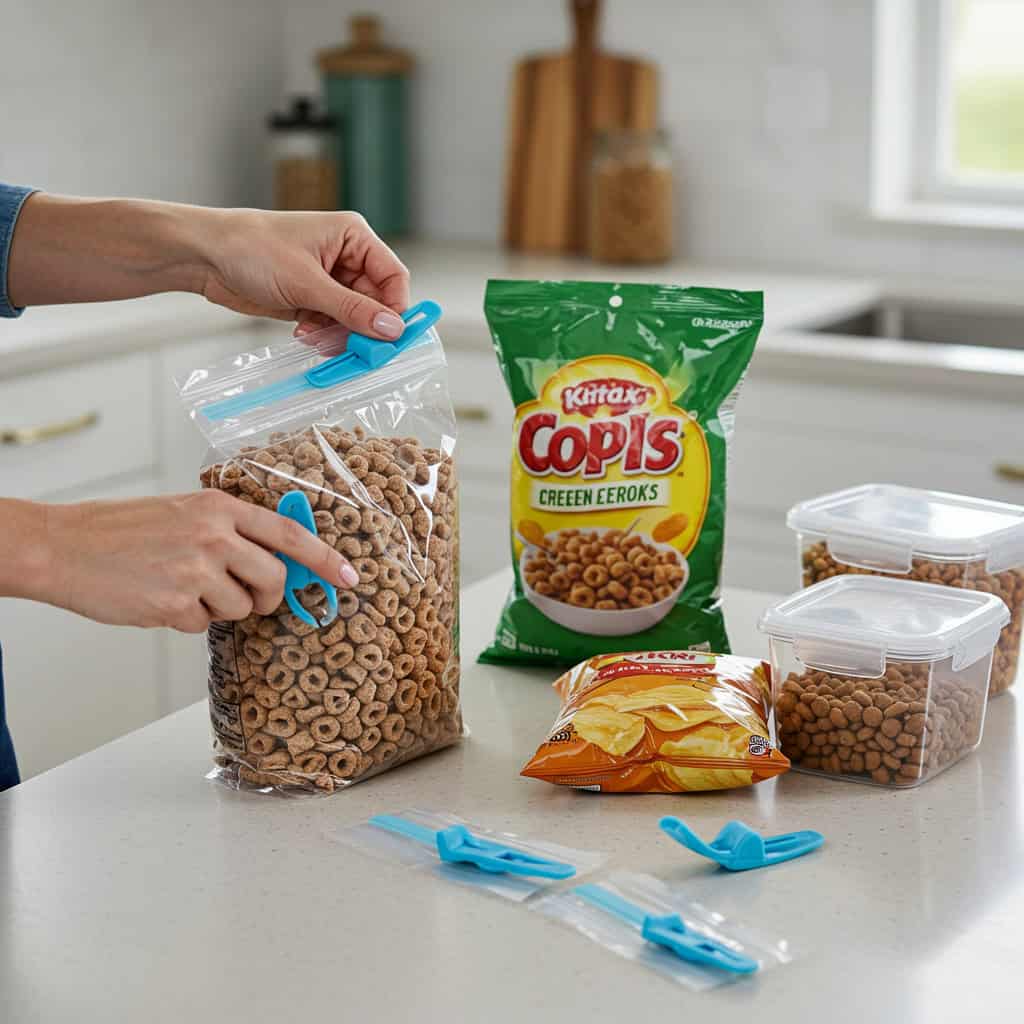 7. Seal Open Food Packages