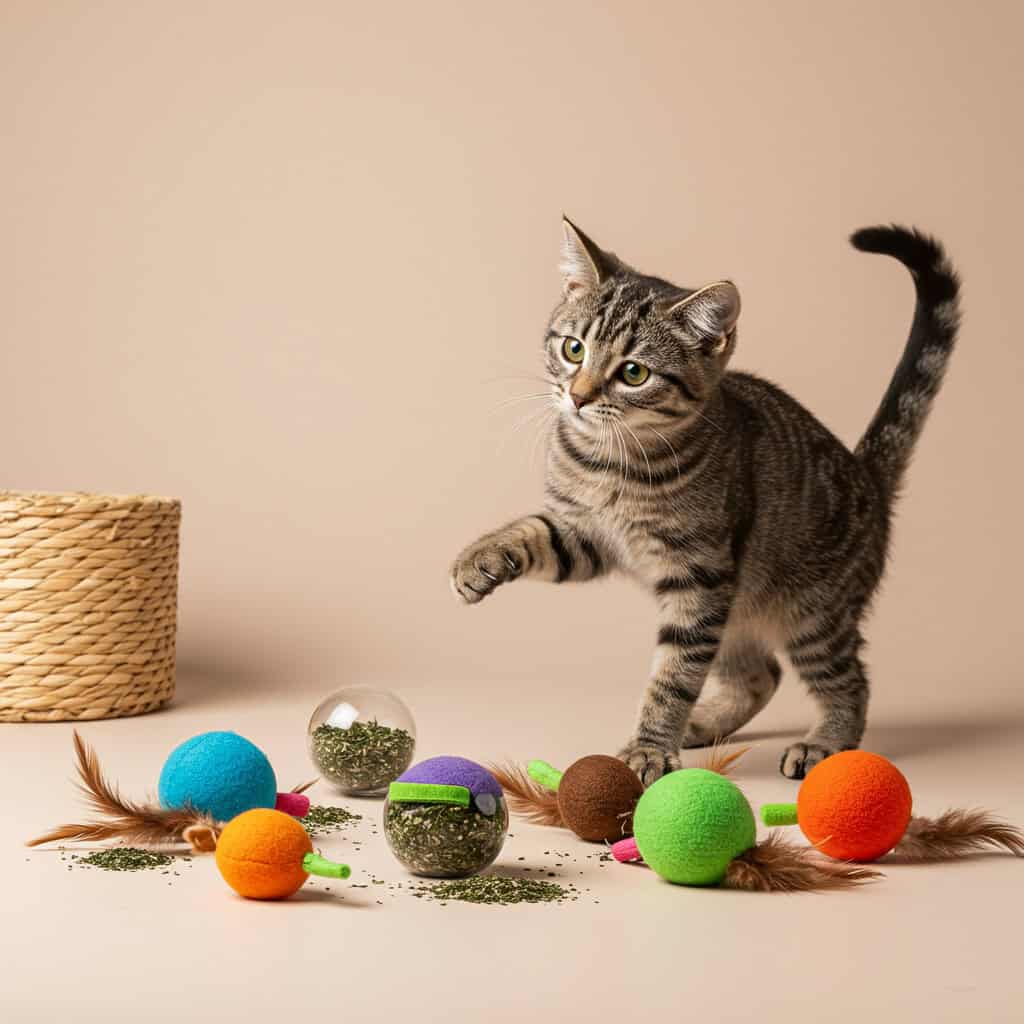 11. Catnip and Silvervine Toys