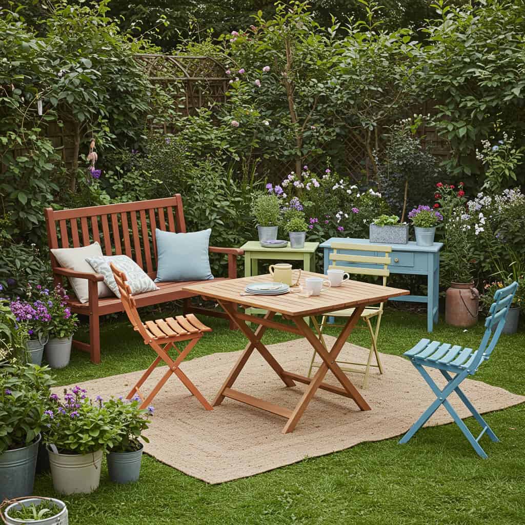 8. Paint and Refresh Garden Furniture