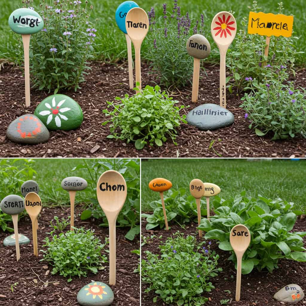11. Create Decorative Garden Markers