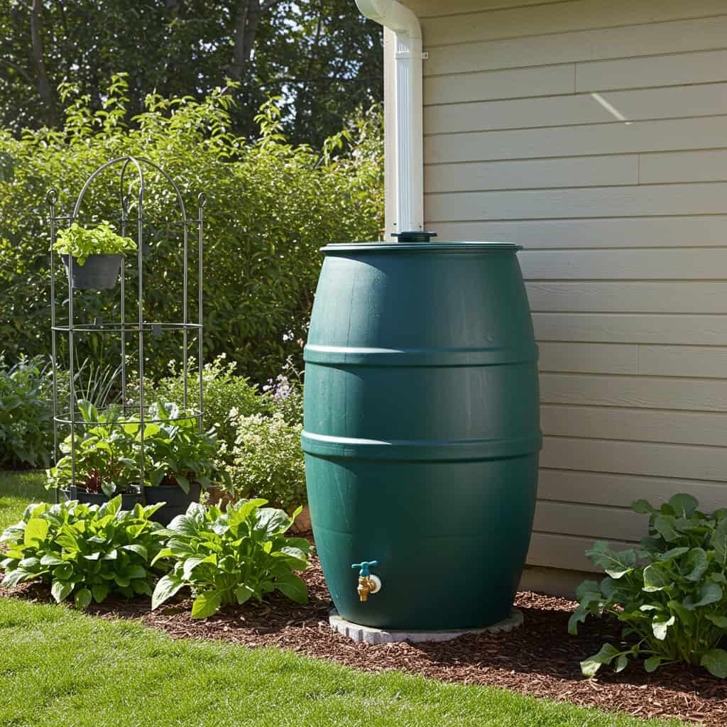 16. Assemble a DIY Rain Barrel