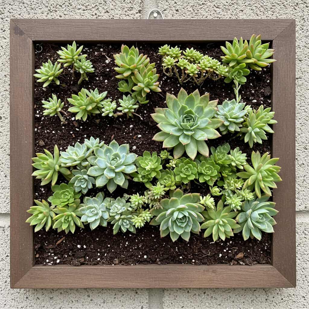 19. Make a Succulent Wall Planter