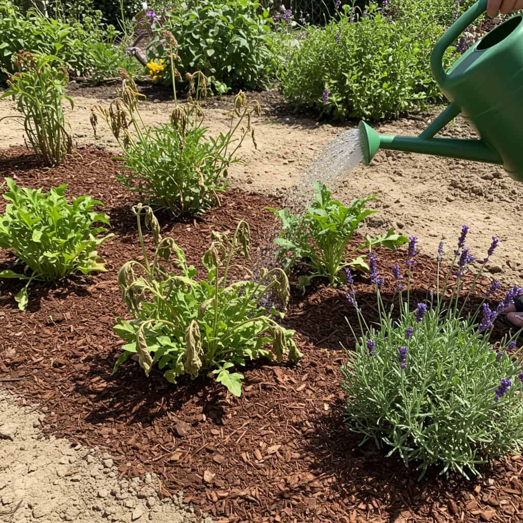 2. Underwatering Plants