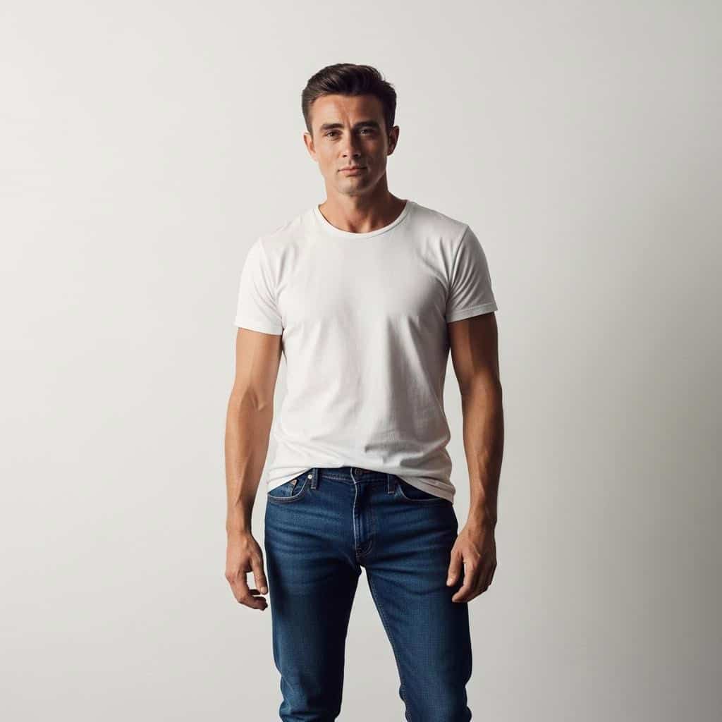6. Classic White T-Shirts