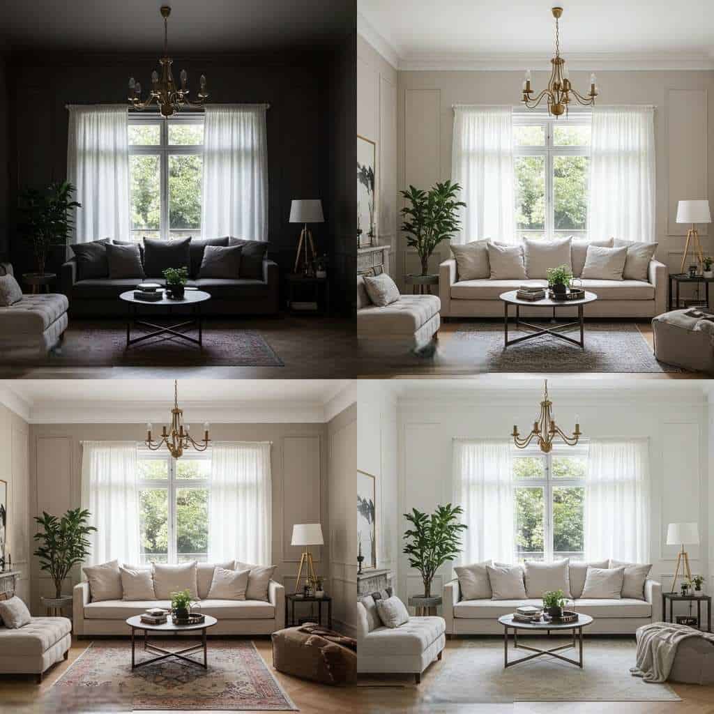 Dark, heavy paint colors