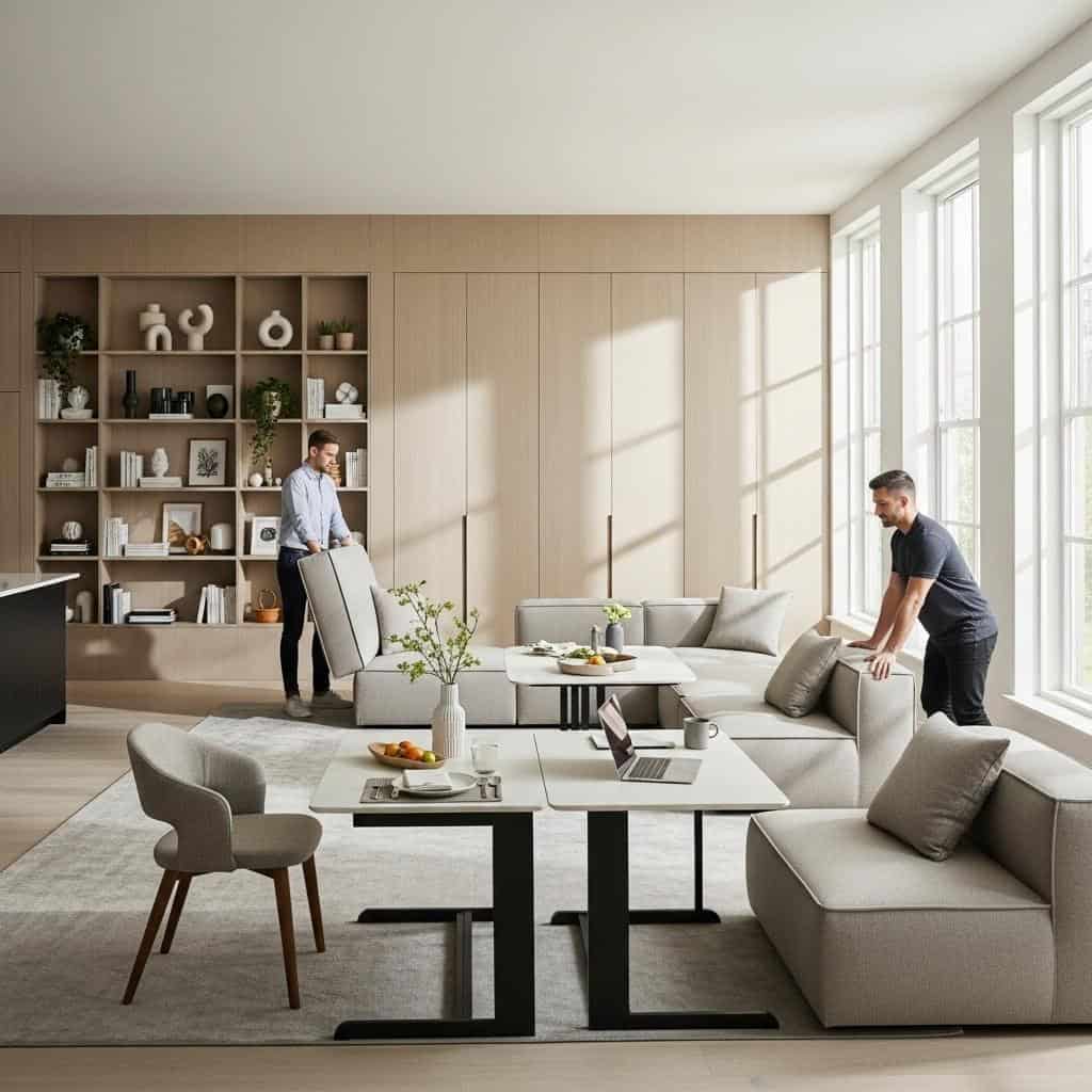 Step 7: Incorporate Flexible Furniture and Storage