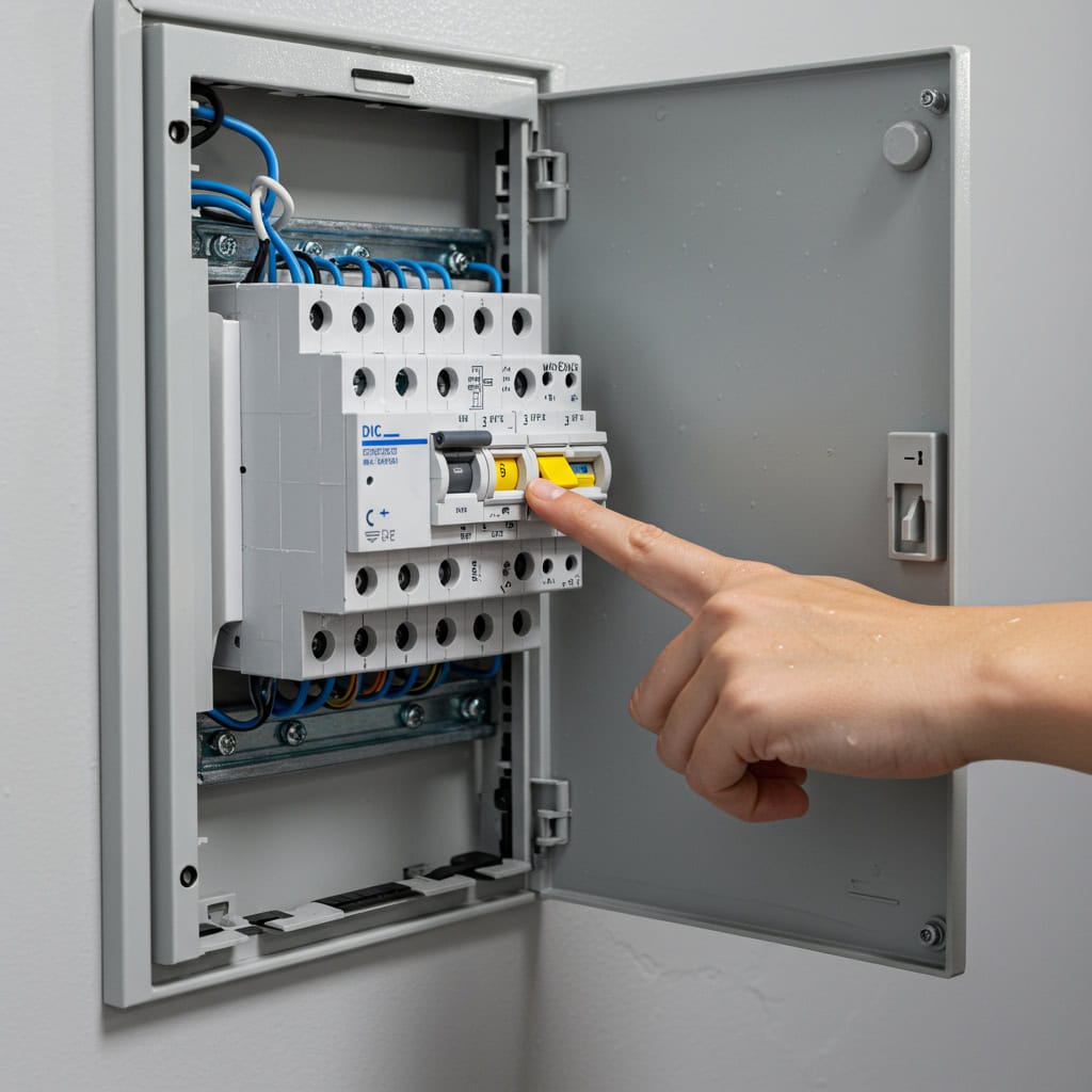 4. Resetting a Tripped Circuit Breaker