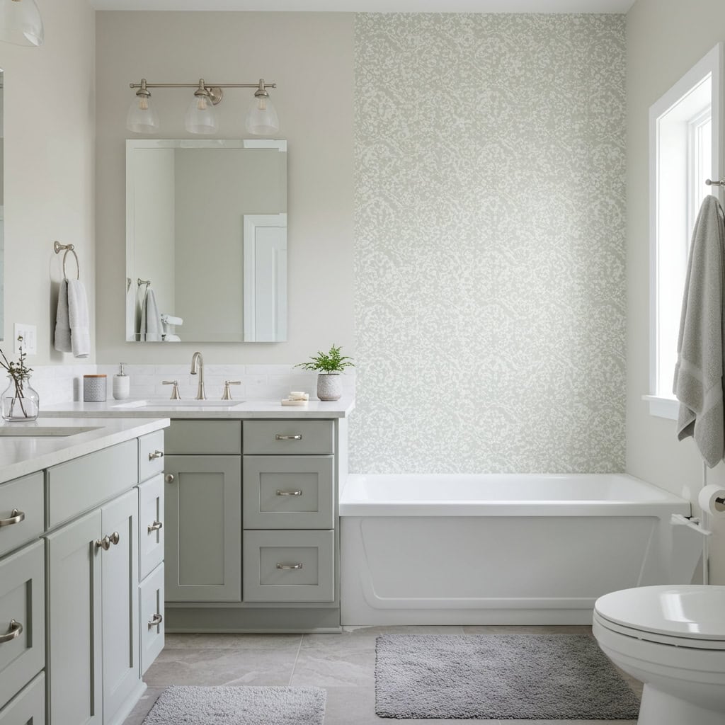 Step 1: Refresh the Walls with Paint or Wallpaper