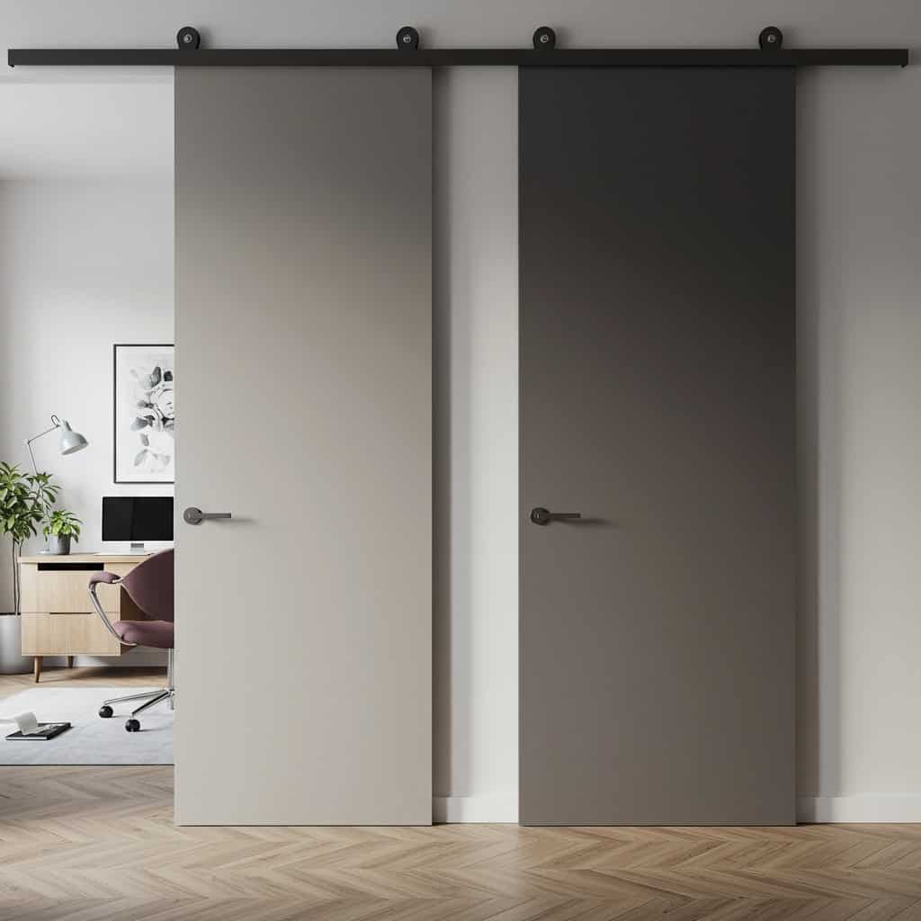 4. Sliding Doors for Flexible Flow