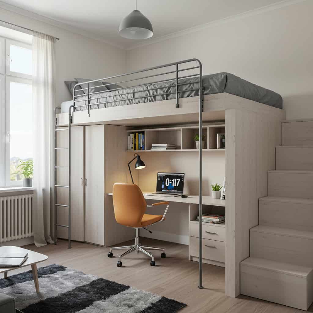5. Lofted Sleeping Areas