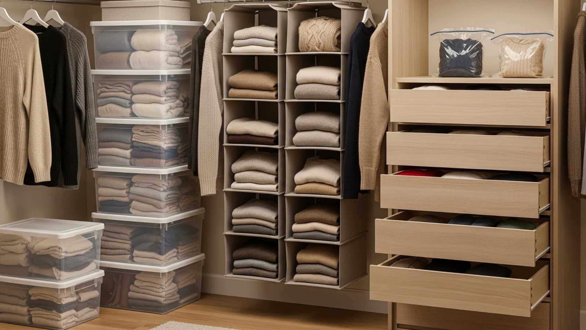 No More Clutter: The Best Sweater Storage Solutions for a Neat Closet