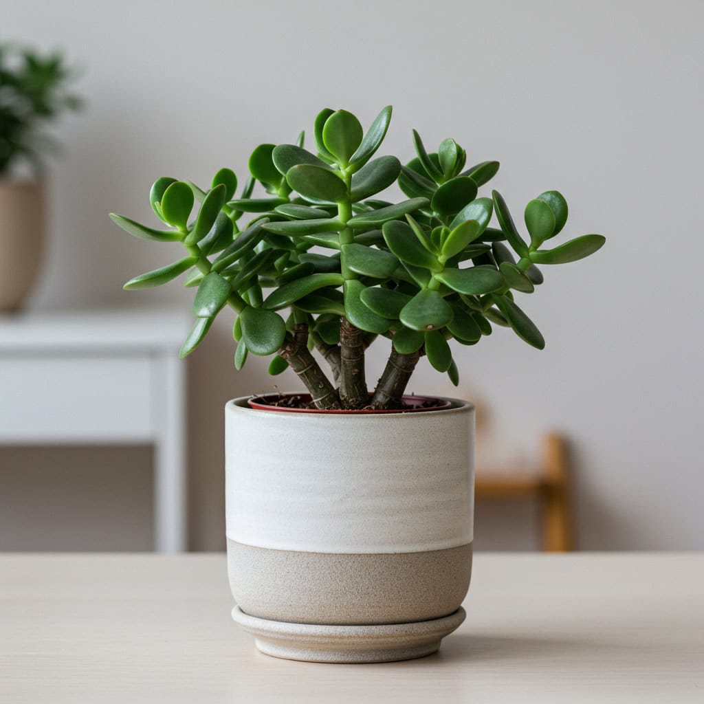 5. Jade Plant (Crassula ovata)