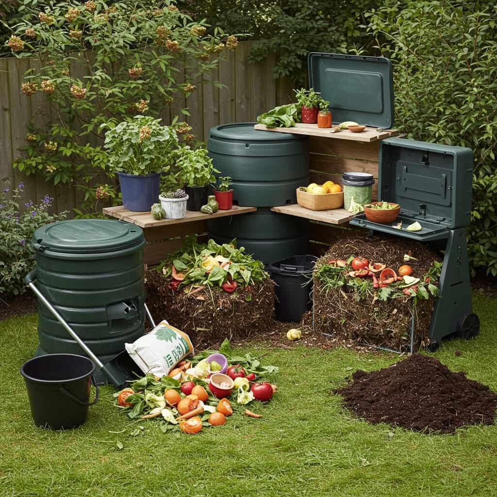 7. Set Up a Composting Station