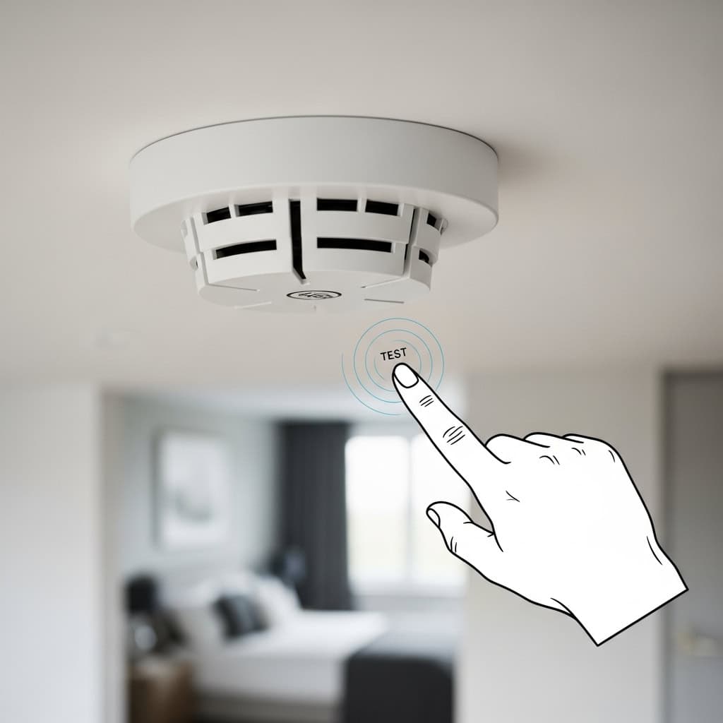 Step 2: Test Smoke and Carbon Monoxide Detectors