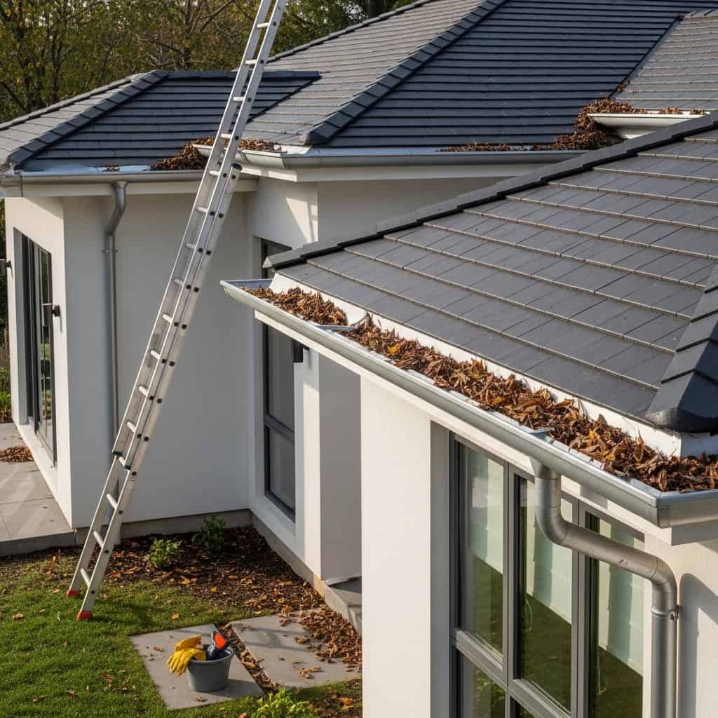 1. Clean and Inspect Gutters