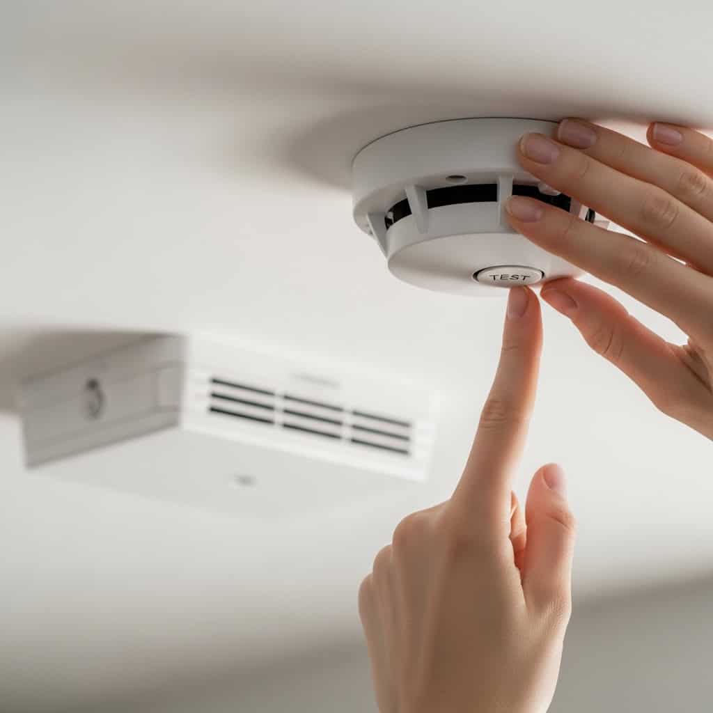 3. Test Smoke and Carbon Monoxide Detectors